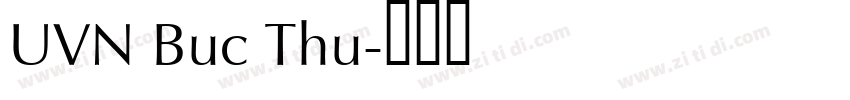 UVN Buc Thu字体转换